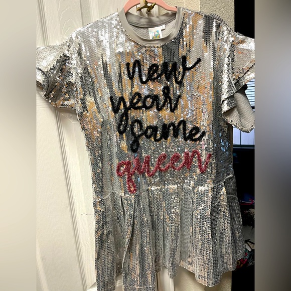 nWOT queen of sparkles sequin dress Small - Picture 2 of 8